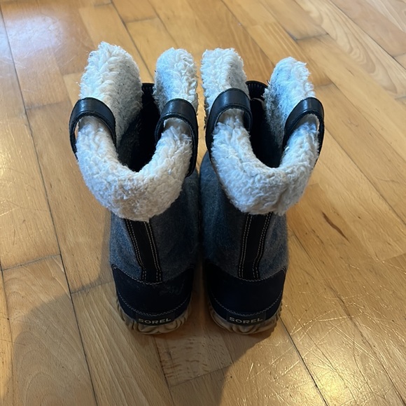SOREL grey felt boots Womens 8 - Picture 4 of 8